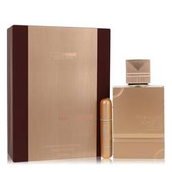 Al Haramain Amber Oud Gold Edition Extreme -- Gift Set - 6.7 Pure Perfume Spray + 0.34 oz Refillable Spray by Al Haramain