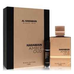 Al Haramain Amber Oud Black Edition Gift Set By Al Haramain - Gift Set - 5 oz Eau De Parfum Spray + 0.34 oz Refillable Spray - Al Haramain