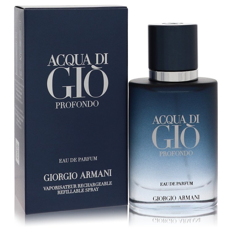 Acqua Di Gio Profondo by Giorgio Armani Eau De Parfum Spray 1 oz