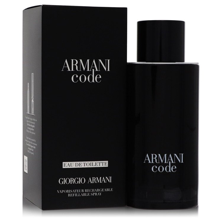 Armani Code by Giorgio Armani Eau De Toilette Spray Refillable 4.2 oz