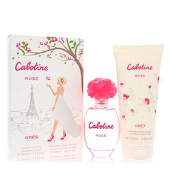 Cabotine Rose Gift Set By Parfums Gres - Gift Set - 3.4 oz Eau De Toilette Spray + 6.7 oz Body Lotion - Parfums Gres