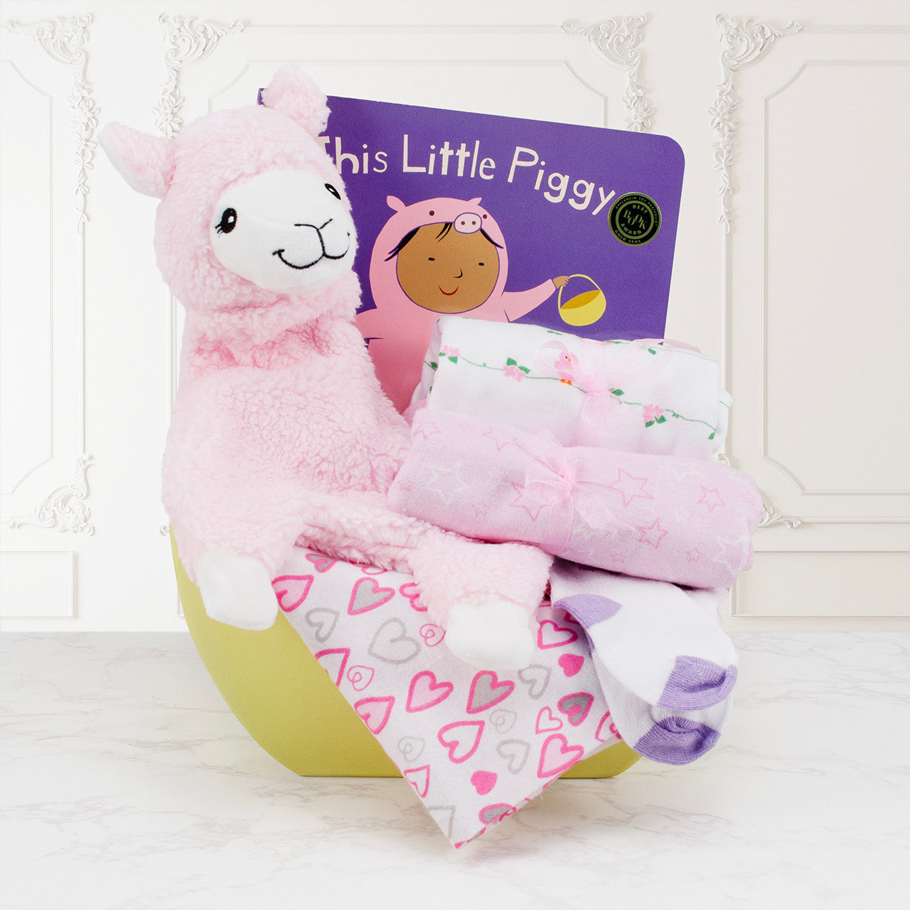 Bedtime Baby: Baby Girl Gift Basket by GreatArrivals