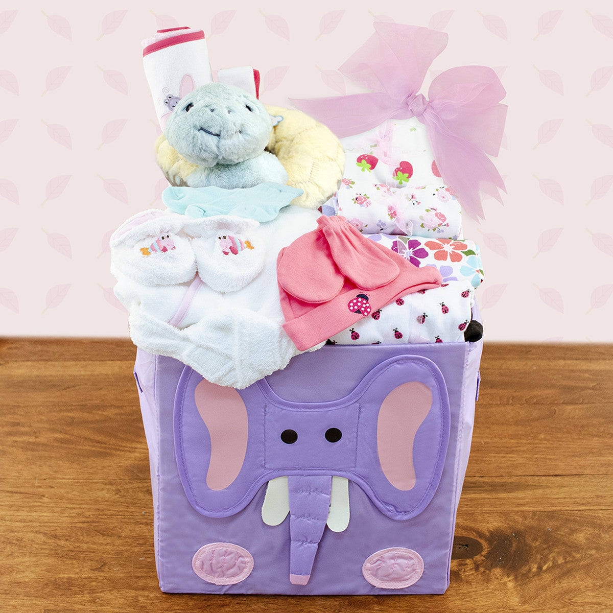 Best Wishes: Baby Girl Gift Basket - GreatArrivals