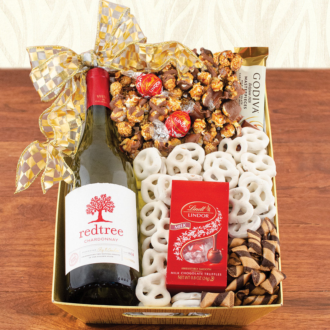 Good Cheer Chardonnay: Wine Gift Box - GreatArrivals