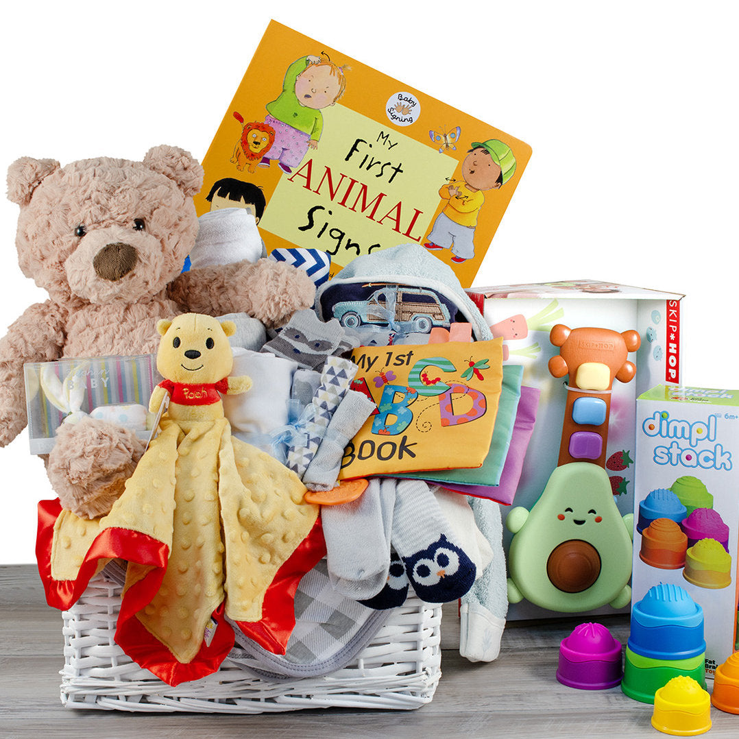 Grand Welcome: New Boy Gift Basket