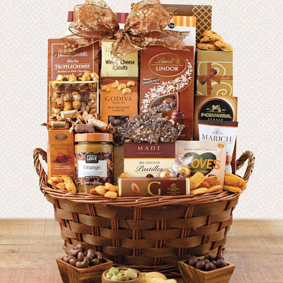 Golden Gourmet: Gourmet Gift Basket - GreatArrivals