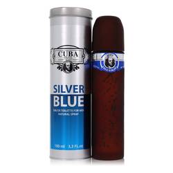 Cuba Silver Blue Eau De Toilette Spray By Fragluxe by Fragluxe fragrance bottle