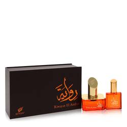 Riwayat El Ambar Eau De Parfum Spray + Free .67 oz Travel EDP Spray By Afnan by Afnan fragrance bottle