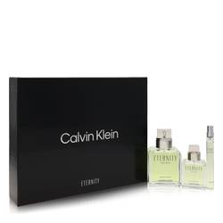 Eternity Gift Set By Calvin Klein - Gift Set - 3.3 oz Eau De Toilette Spray + 1 oz Eau De Toilette Spray + 0.33 Eau De Toilette Spray - Calvin Klein