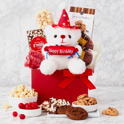 Beary Happy Birthday: Festive Gift Basket by GreatArrivals