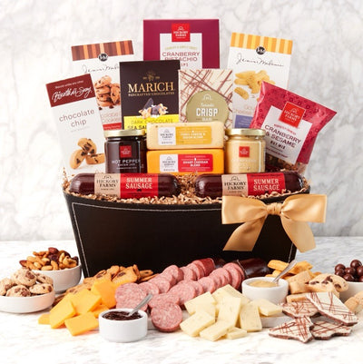 Gourmet Treasures: Premium Gift Basket - GreatArrivals