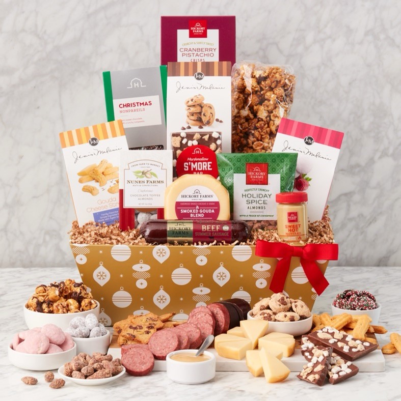Ornament Delights: Holiday Gift Basket - GreatArrivals