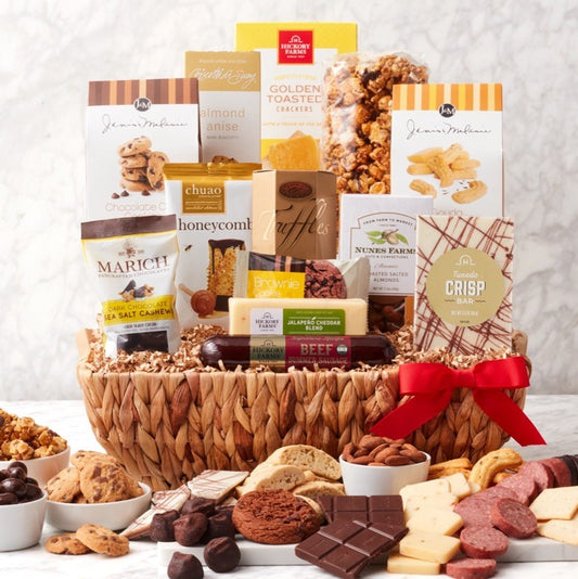 Decadent Elegance: Gourmet Gift Basket - GreatArrivals