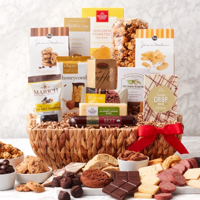 Decadent Elegance: Gourmet Gift Basket - GreatArrivals