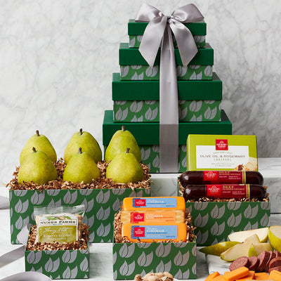 Fancy & Fresh: Gourmet Fruit & Snacks Tower - GreatArrivals
