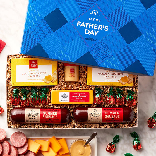Happy Father's Day: Cheese & Meat Gift Box - GreatArrivals
