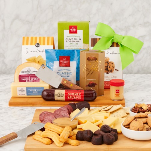 Spring Charcuterie: Gourmet Cheese & Meat Gift Set - GreatArrivals