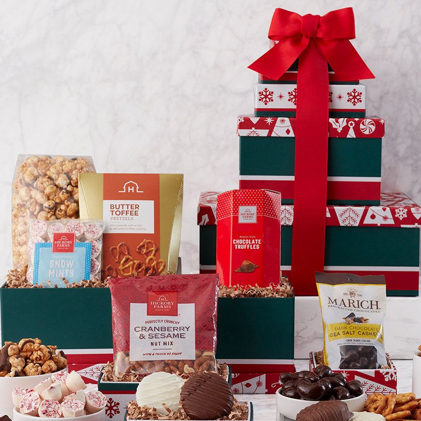 Sweet Holidays: Christmas Gift Tower - GreatArrivals