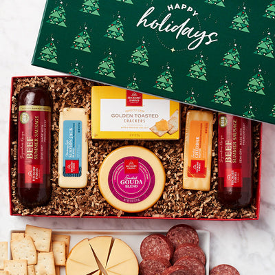 Holiday Sausage & Cheese Collection: Hickory Farms Gift Box - GreatArrivals