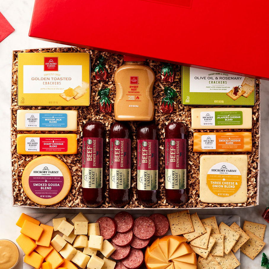 Ultimate Spread: Meat & Cheese Gift Box - GreatArrivals