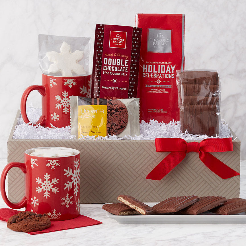 Snowflake Surprise: Coffee & Desserts Gift Box - GreatArrivals