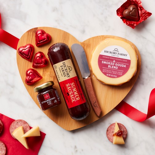 Valentineâ€™s Day Charcuterie: Cheese Board Gift Set - GreatArrivals