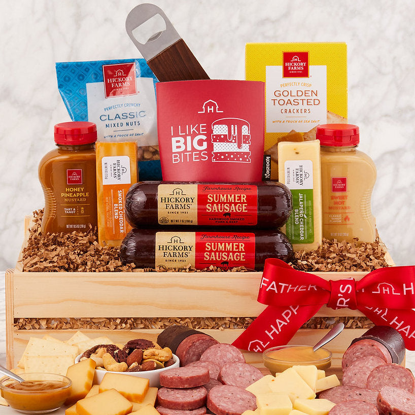 Fatherâ€™s Day Savory Bites: Gourmet Gift Crateâ€‹ - GreatArrivals