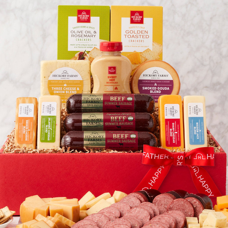 Father's Day Favorites: Cheese & Meat Gift Box - GreatArrivals