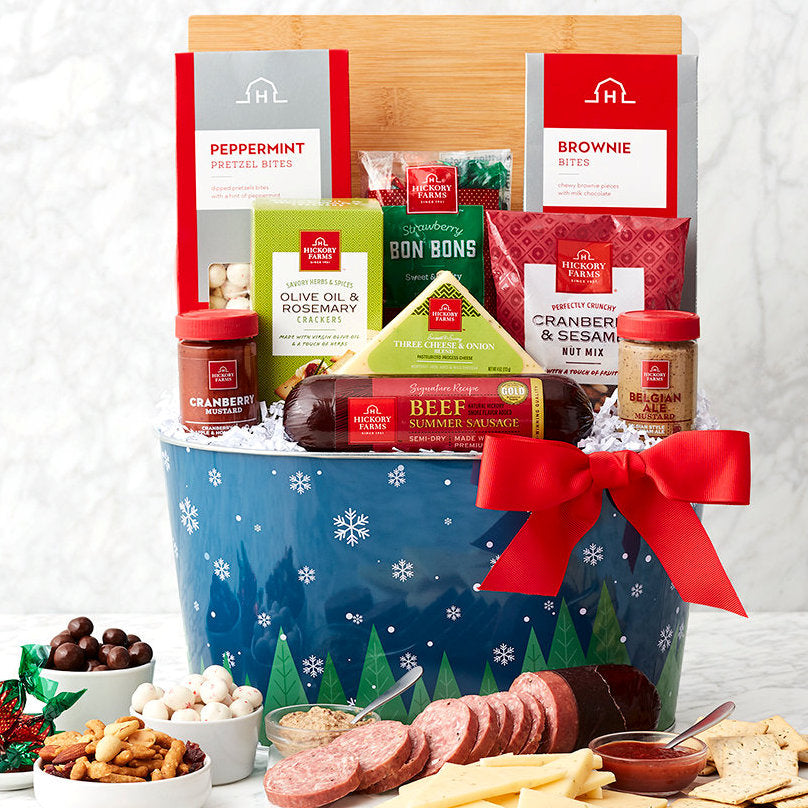 Deluxe Winter Treats: Holiday Gift Basket - GreatArrivals