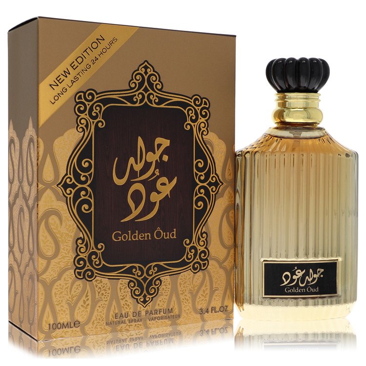 Lattafaa Asdaaf Golden Oud by Lattafaa Eau De Parfum Spray (Unisex) 3.4 oz