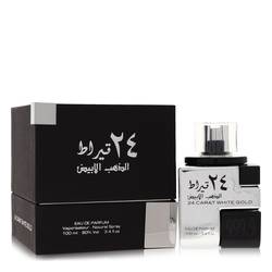 Lattafa 24 Carat White Gold Eau De Parfum Spray (Unisex) By Lattafa by Lattafa fragrance bottle