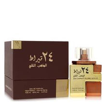 Lattafa 24 Carat Pure Gold Eau De Parfum Spray (Unisex) By Lattafa by Lattafa fragrance bottle