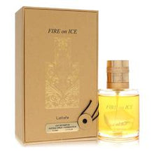 Lattafa Fire On Ice Eau De Parfum Spray (Unisex) By Lattafa by Lattafa fragrance bottle