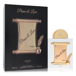 Lattafa Peace & Love Eau De Parfum Spray (Unisex) By Lattafa by Lattafa fragrance bottle