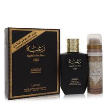 Lattafa Raghba Man Eau De Parfum Spray plus 1.7 oz Deodorant Spray By Lattafa - Eau De Parfum Spray plus 1.7 oz Deodorant Spray - Lattafa