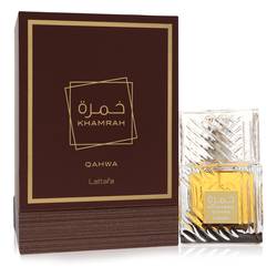 Lattafa Khamrah Qahwa Eau De Parfum Spray (Unisex) By Lattafa by Lattafa fragrance bottle