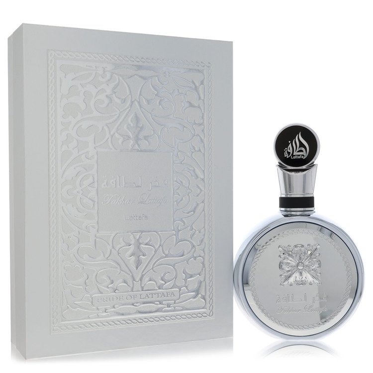 Lattafaa Fakhar Platin by Lattafaa Eau De Parfum Spray (Unisex) 3.4 oz