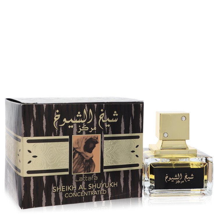 Lattafaa Sheikh Al Shuyukh by Lattafaa Eau De Parfum Spray Concentrated (Unisex) 3.4 oz