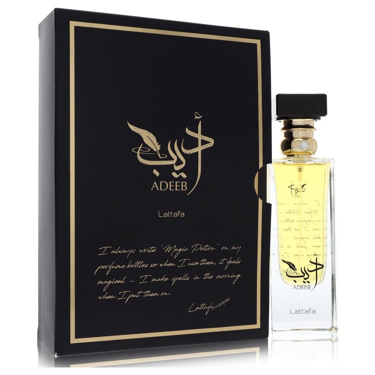 Lattafaa Adeeb by Lattafaa Eau De Parfum Spray (Unisex) 2.7 oz