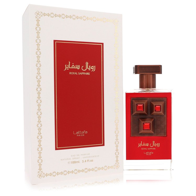 Lattafaa Pride Royal Sapphire by Lattafaa Eau De Parfum Spray (Unisex) 3.4 oz