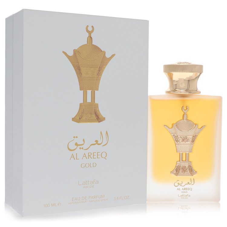 Lattafaa Al Areeq Gold by Lattafaa Eau De Parfum Spray (Unisex) 3.4 oz