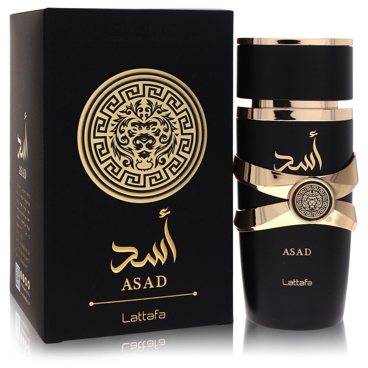 Lattafaa Asad by Lattafaa Eau De Parfum Spray (Unisex) 3.4 oz