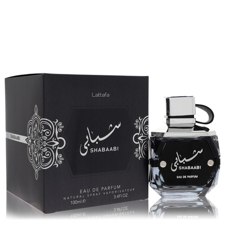 Lattafaa Shabaabi by Lattafaa Eau De Parfum Spray (Unisex) 3.4 oz