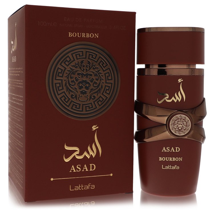 Lattafaa Asad Bourbon by Lattafaa Eau De Parfum Spray 3.4 oz
