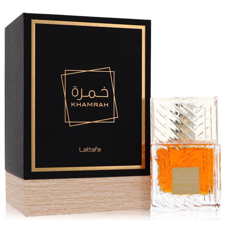Lattafaa Khamrah by Lattafaa Eau De Parfum Spray (Unisex) 3.4 oz
