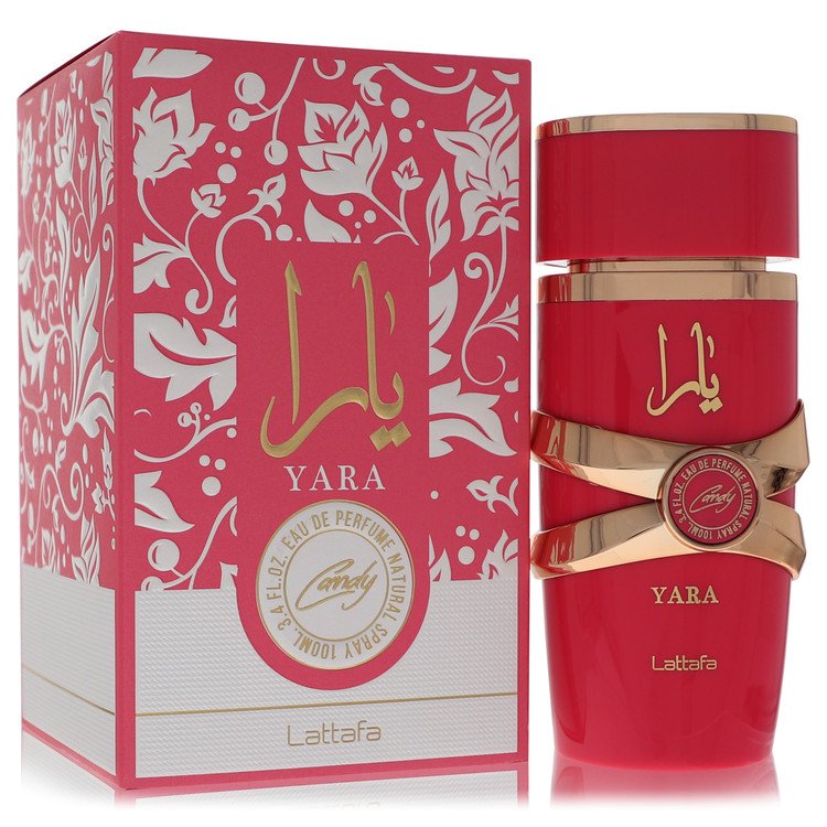Lattafaa Yara Candy by Lattafaa Eau De Parfum Spray 3.4 oz
