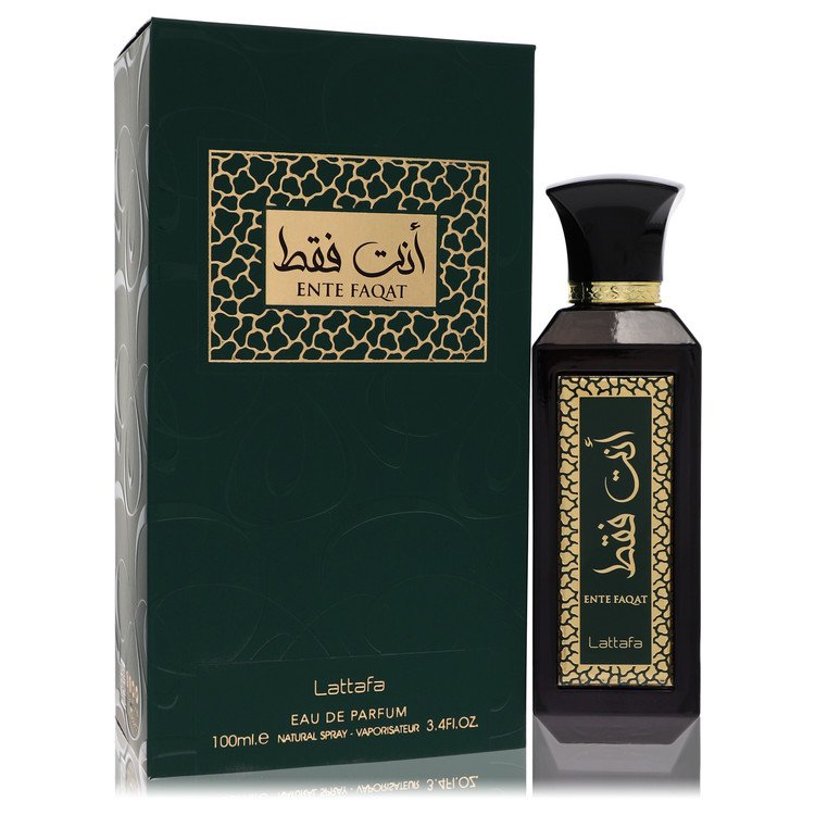 Lattafaa Ente Faqat by Lattafaa Eau De Parfum Spray (Unisex) 3.4 oz