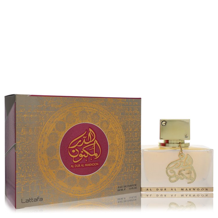 Lattafaa Al Dur Al Maknoon Gold by Lattafaa Eau De Parfum Spray (Unisex) 3.4 oz