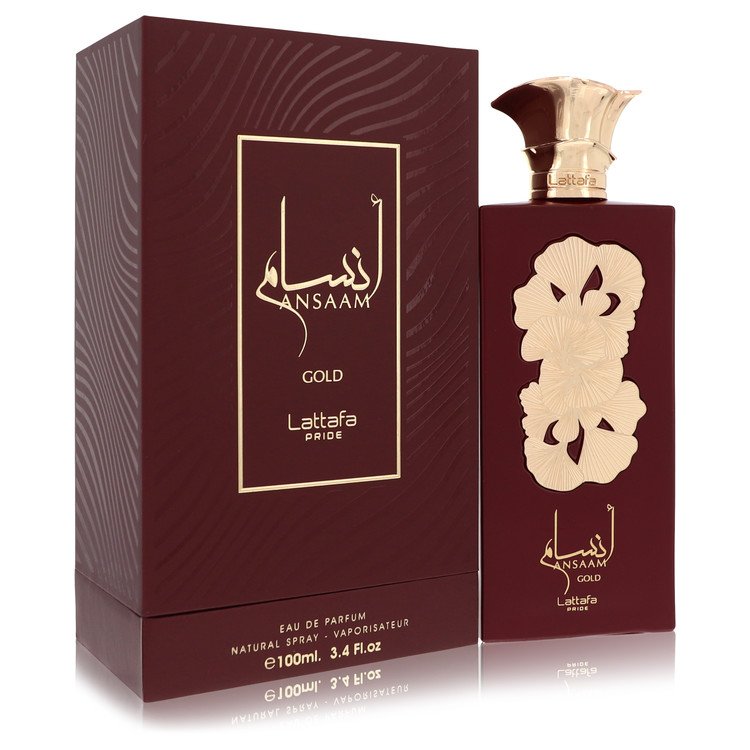 Lattafaa Pride Ansaam Gold by Lattafaa Eau De Parfum Spray (Unisex) 3.4 oz