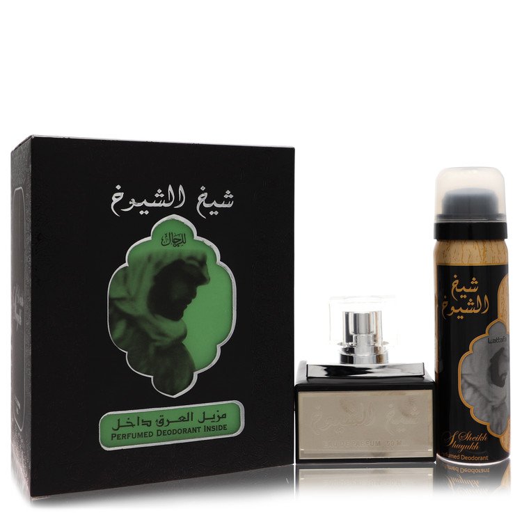 Lattfa Sheikh Al Shuyukh by Lattafaa Eau De Parfum Spray With  1.7 oz Deodorant Spray 1.7 oz